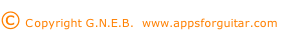 © Copyright G.N.E.B.  www.appsforguitar.com

